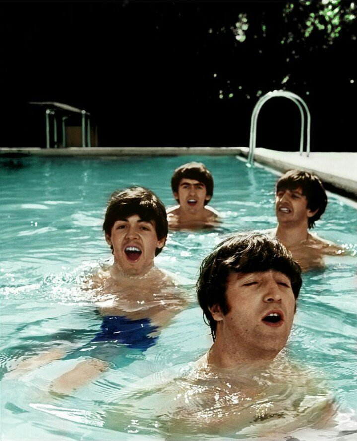 The Beatles Swimming, Miami 1964 (maybe) 

- harrison 🎶