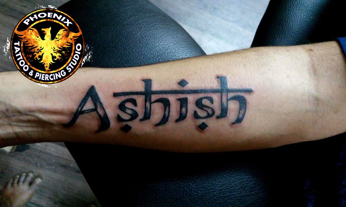 Ashish name finger tattoo By neerukohinoortattoo  By Kohinoor Tattoo   Facebook