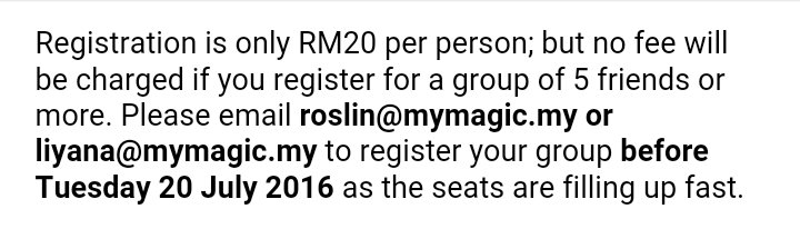 twt_borneomy's tweet photo. MaGIC SE workshop this weekend! Good for Soc Enterprise and anyone who runs NGO. Mun pergi ber5 free jak. Jom 😊 https://t.co/42bcEgDbJj