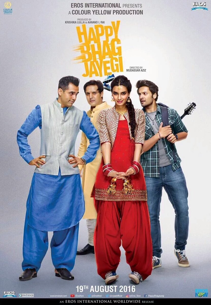fridaytrendz's tweet image. #HappyBhagJayegi #poster is so intresting... Waiting for trailer... @AbhayDeol @jimmysheirgill @DianaPenty
