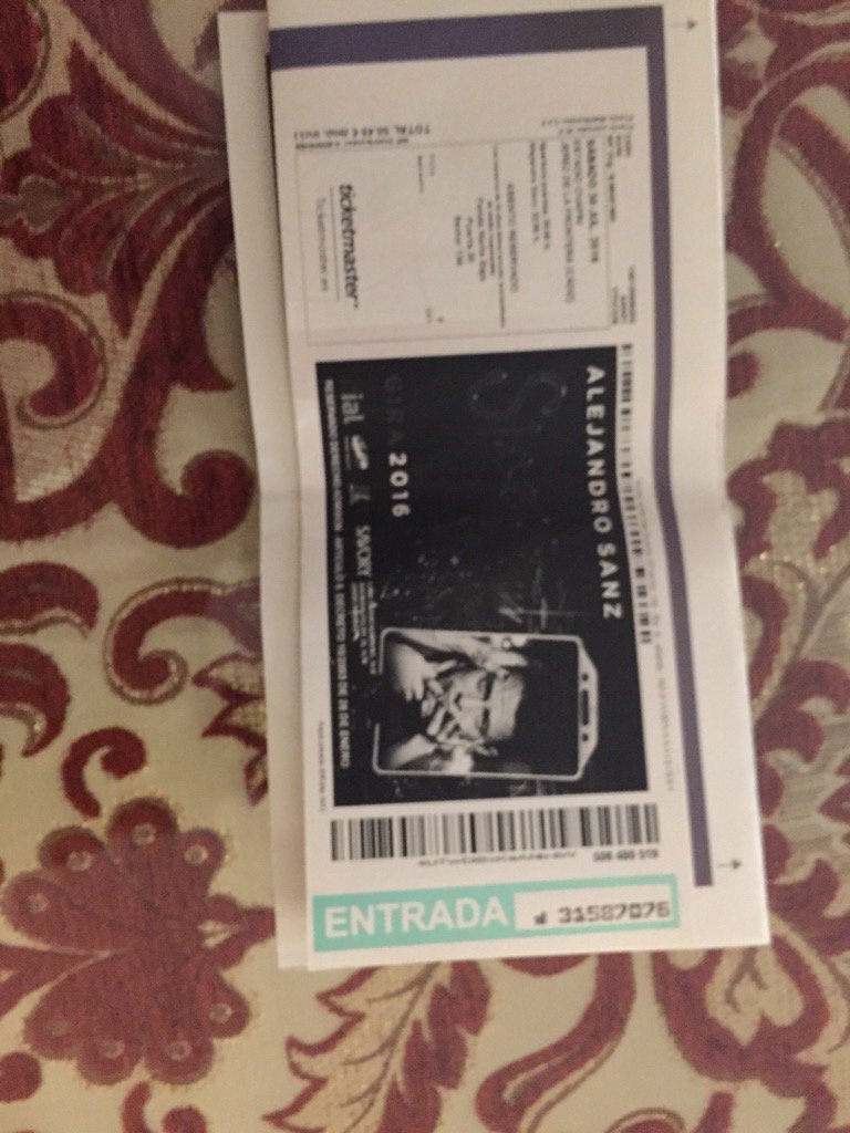 MeriiMat's tweet image. ¡Me gusta! "Entrada Alejandro Sanz Jerez" en #wallapop p.wallapop.com/i/95339039?_pi…