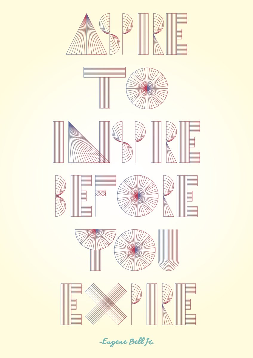 PeculiarThreads's tweet image. "Aspire to inspire before you expire"  Graphic created by @vanshikaswaikadotcom