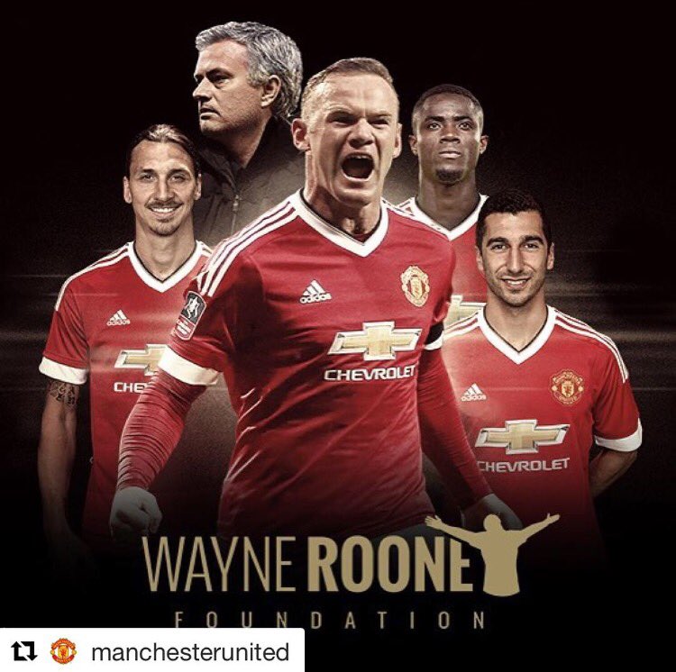 WayneRooney's tweet photo. 2 weeks until our only preseason game at OT. Raising vital funds for charity. Tickets: https://t.co/a3cVDPXvhg https://t.co/cFYsy9BidZ
