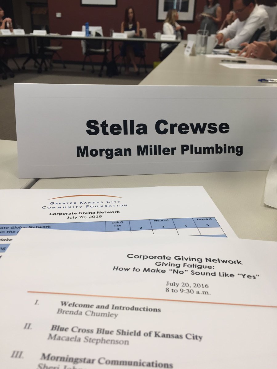 MorganMillerKC's tweet photo. Starting the morning at @gkccf! #givingnetwork https://t.co/wNVm4oxi7z