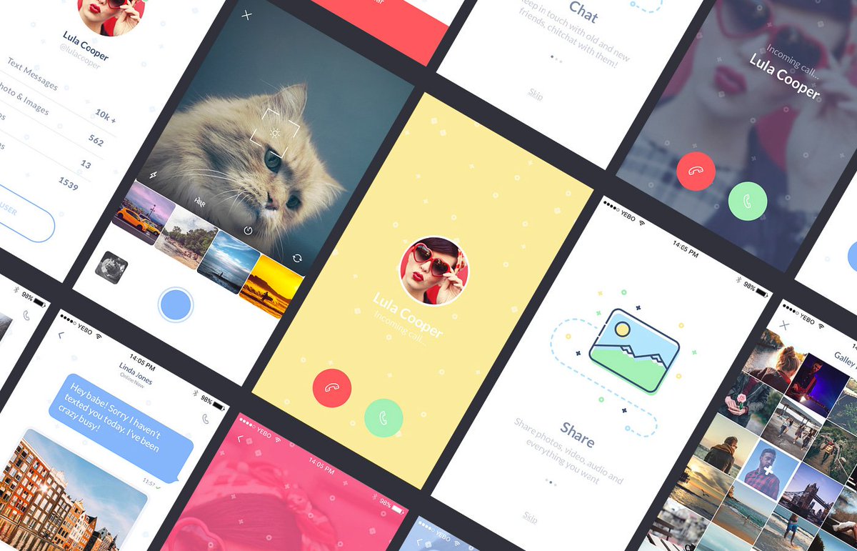 Take a look to Burble, our brand new UI Kit! bit.ly/burbleui #appdesign #chat #UI #uikit #webdesign #UX
