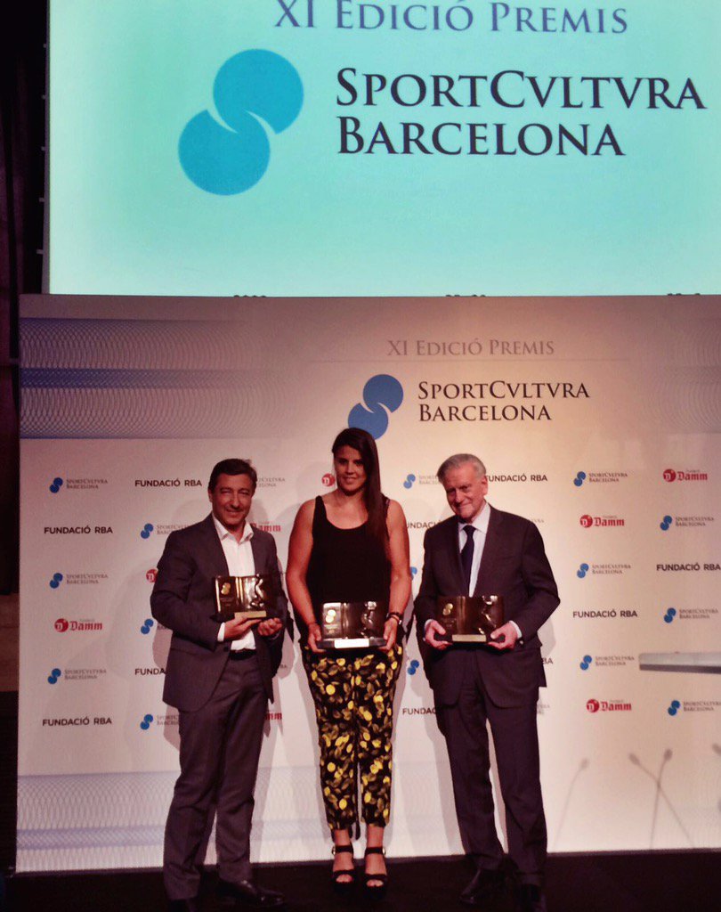Enhorabona <a href="/LaiaSanz_/">Laia Sanz</a>  #ValentínFuster i #JoanRoca 3 brillants representants de la #cultura #esport i #investigació