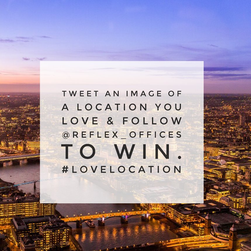 reflex_offices's tweet photo. We're excited to announce that our #LoveLocation #competition has been extended. Closing date: 24/07/2017 11.59pm. https://t.co/g6uC37SF0N