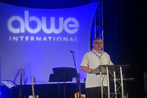 ABWE_Intl's tweet photo. @jscottrusselljr: The #gospel is the good news of Jesus' victory over Satan, sin &amp; death. #2016MEC https://t.co/em0ROpGAMe
