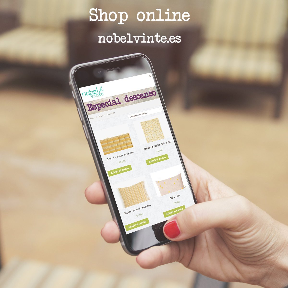 Nuestra shop online la puedes visitar desde el móvil, la tablet o el ordenador 🖥🖱📞