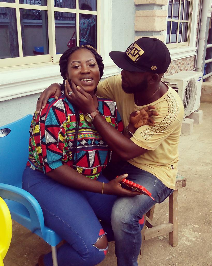 goodnessnatash1's tweet photo. Still filming in abia state#with my director fabulous https://t.co/c9nrsAlSDU
