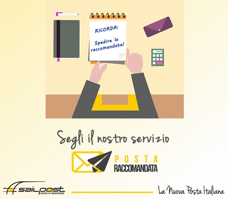 Sailpost_brand's tweet photo. Spedisci con #Sailpost le tue #Raccomandate! Scopri di più: https://t.co/U2PdSY8c7z https://t.co/Bjcvu22xwc