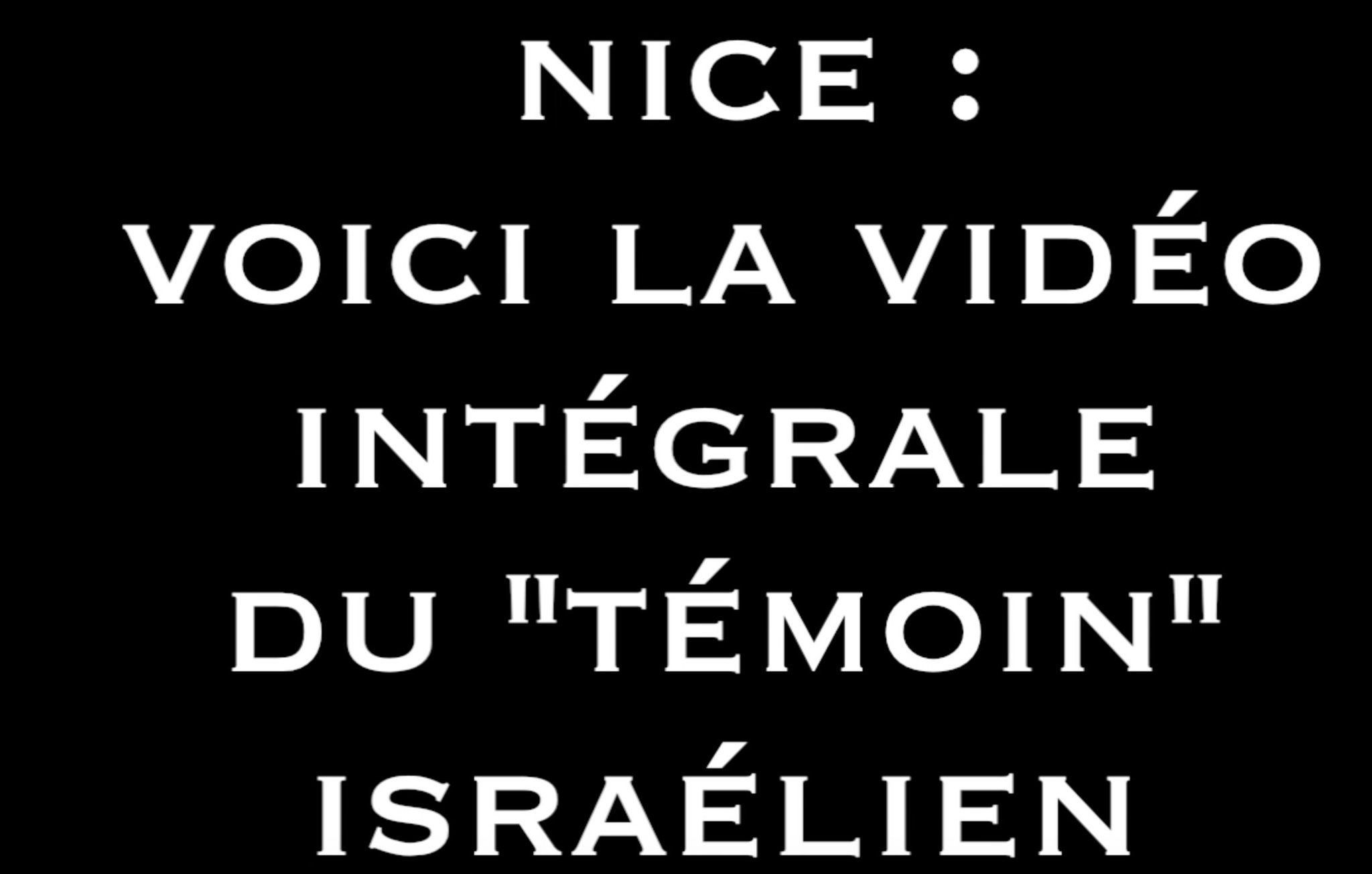 Nice : voici la vidéo intégrale du 