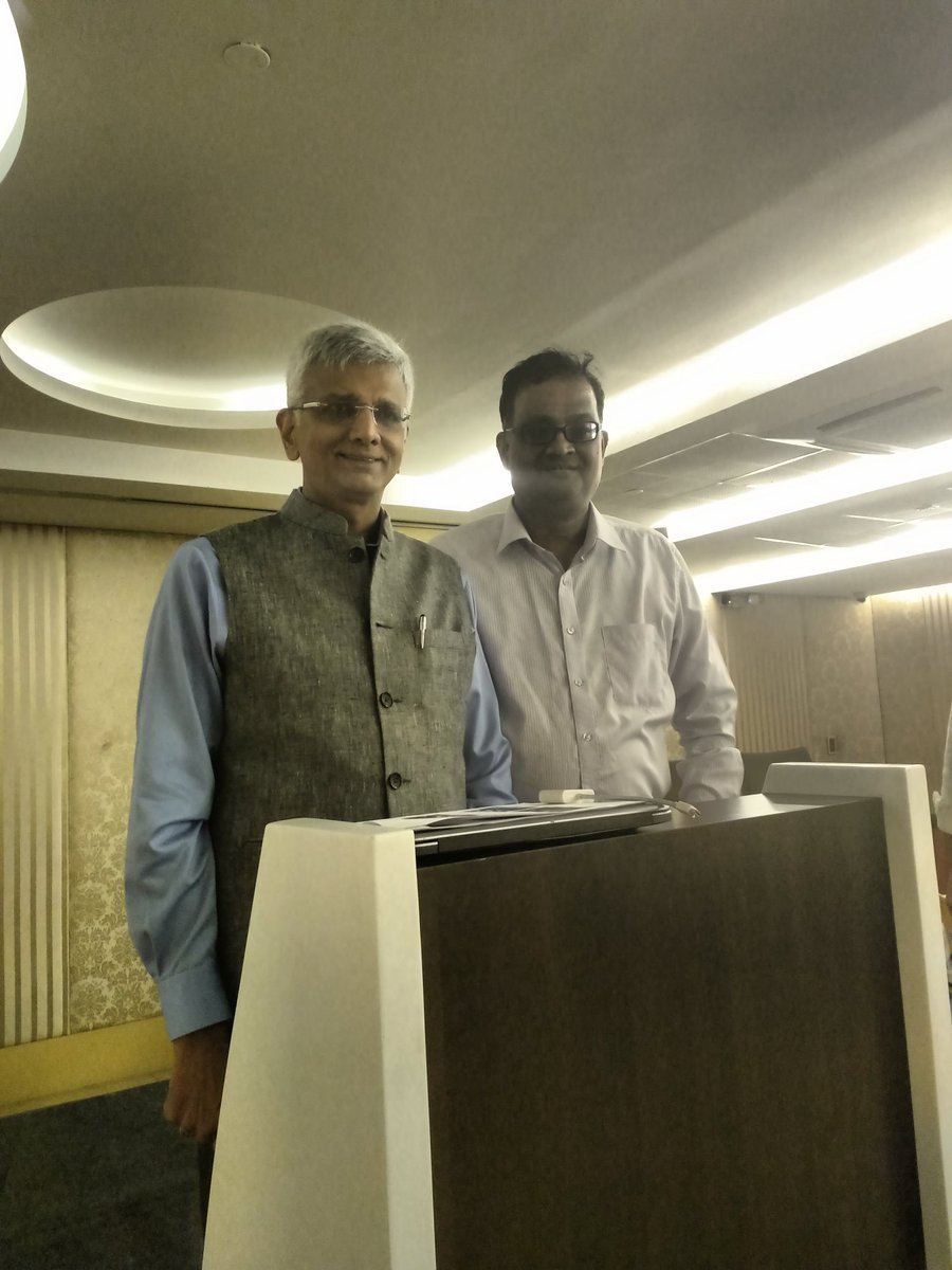 Self with Adguru Ambi Parameswaran at  his  book launch Nawab, Nudes, Noodles on changing consumer behaviour &amp;advt