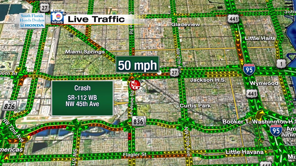 Crash SR-112 WB & NW 45th Ave #TRAFFIC #MIAMI https://t.co/B4sB4M7j6k