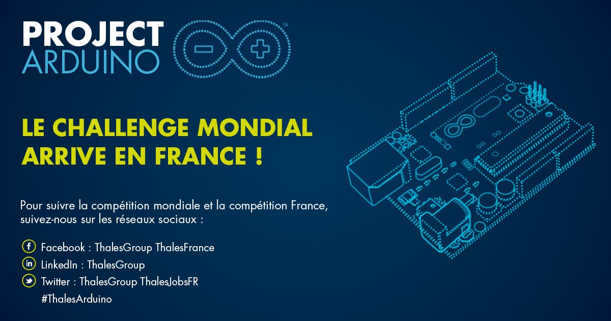 ENSEIRBMATMECA's tweet image. Tenez-vous prêt pour le Challenge #ThalesArduino… thls.co/7he3302oXVn #staytuned cc @thalesjobs