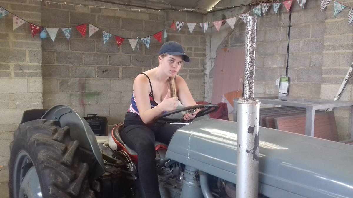 SianNewman's tweet photo. #StEdsActWk-farm fun, volunteers down with the donkeys, hauling hay and chilling with the chickens..eggcellent! https://t.co/trFeAFjOBQ