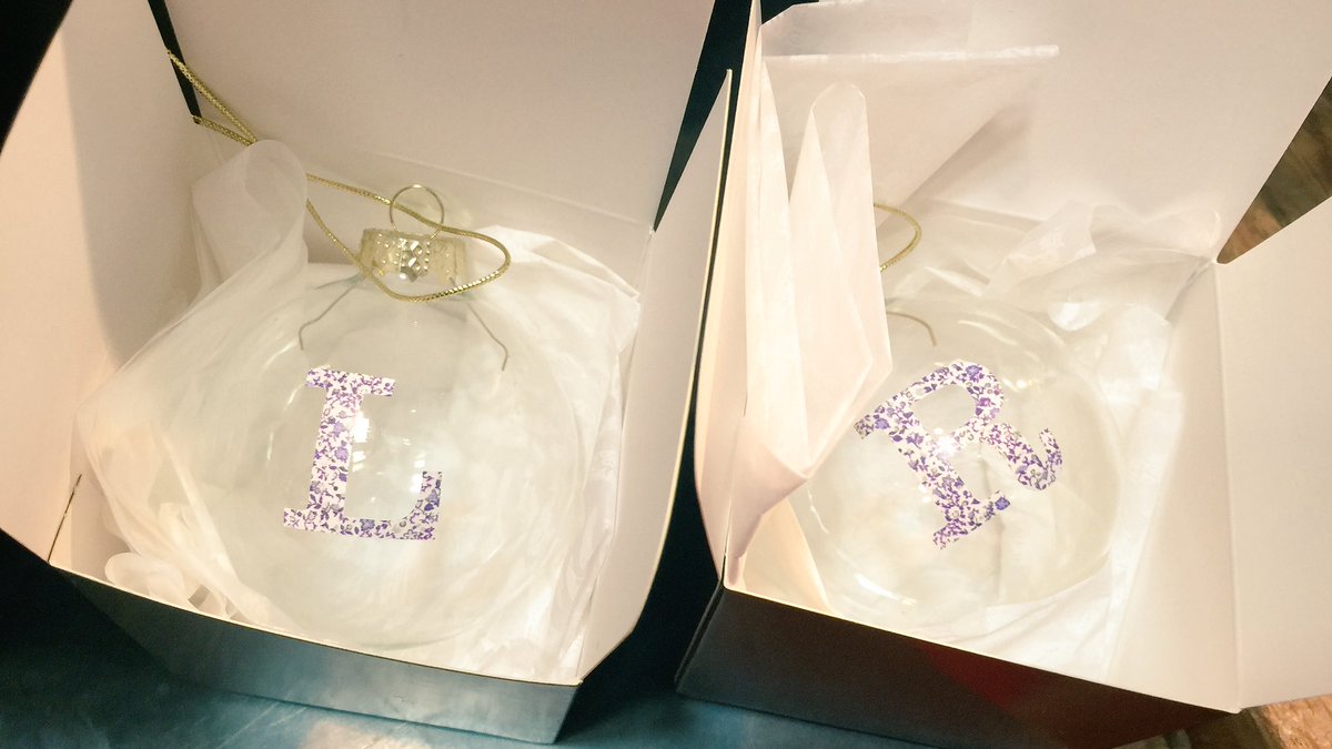 GlamourMagUK's tweet photo. CHRISTMAS JOY KLAXON! @LibertyLondon and @twentysevencouk are doing personalised Liberty print baubles this year 🙌🎅 https://t.co/AKYu913RzD
