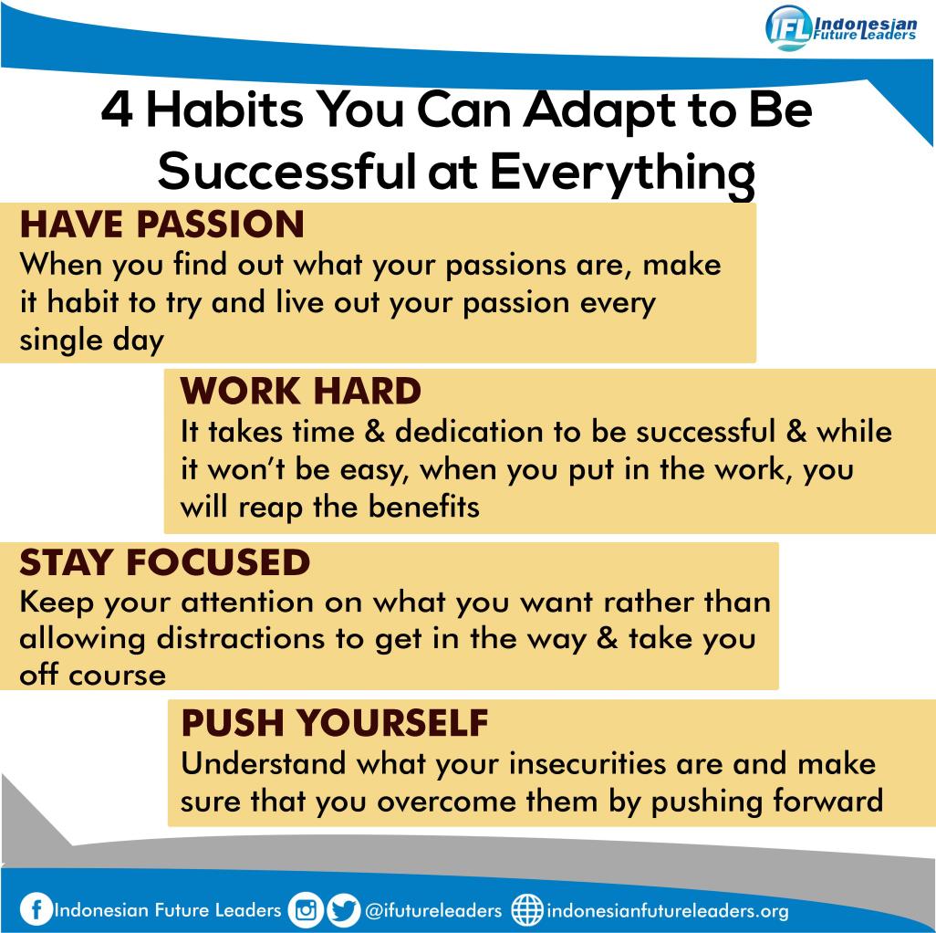 Berikut ini beberapa tips dr IFL ttg kunci kesuksesan dlm mencapai apa yg kita inginkan. Semoga bermanfaat! #IFLInfo