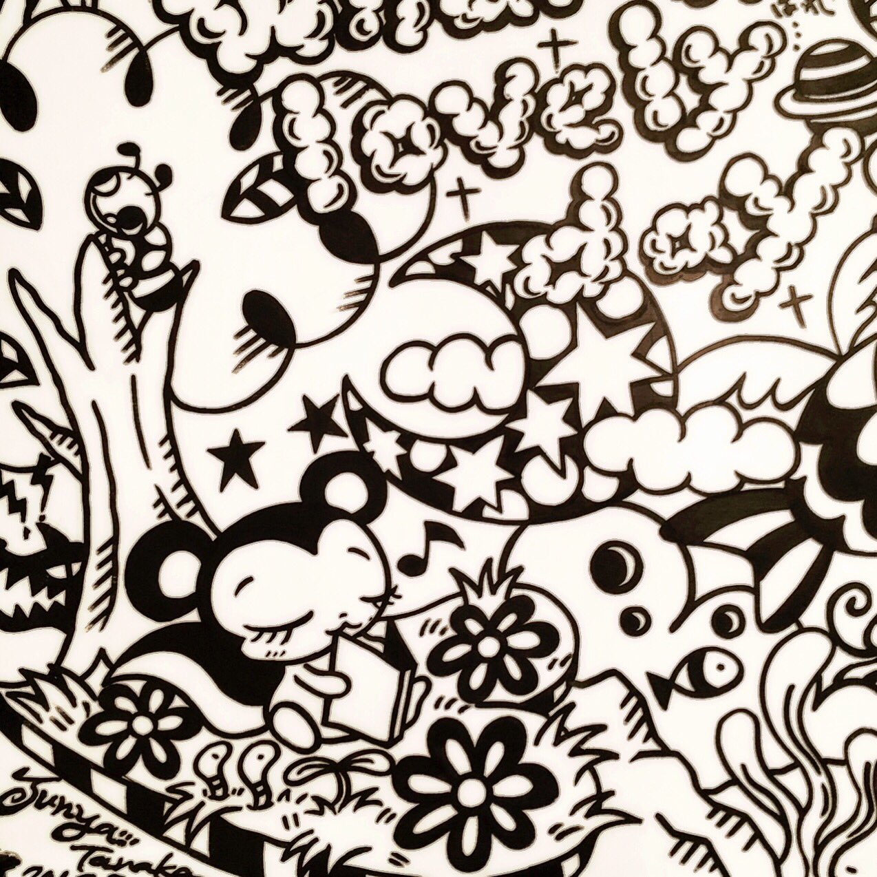 تويتر 田中純弥 على تويتر 壁の絵 絵 壁に描いてみた ペン画 白黒画 お絵描き らくがき イラスト ポップアート キネコ 田中純弥 Junyatanaka Drawing T Co Flvt0jiogo