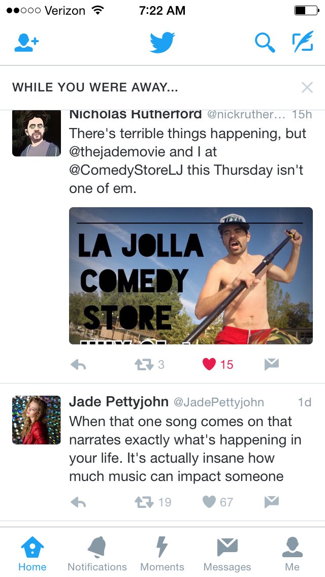 Another coincidental tweet feed item by unrelated friends! #JadeMovie #jadePettyjohn MusicMovieComedy