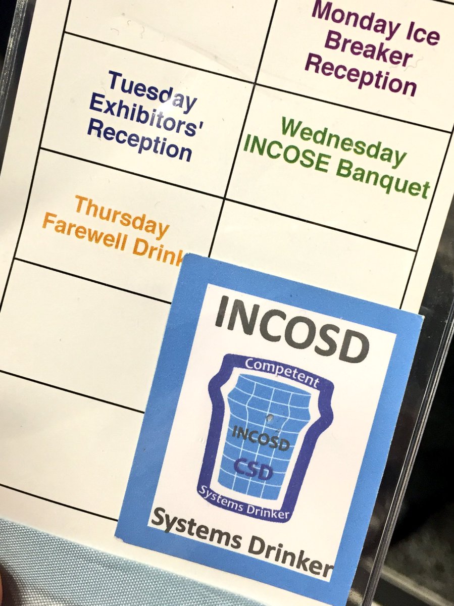 thomaswalworth's tweet image. Some of us have been #systemsdrinking for years...we were too busy in the pub for making badges... #incoseIS