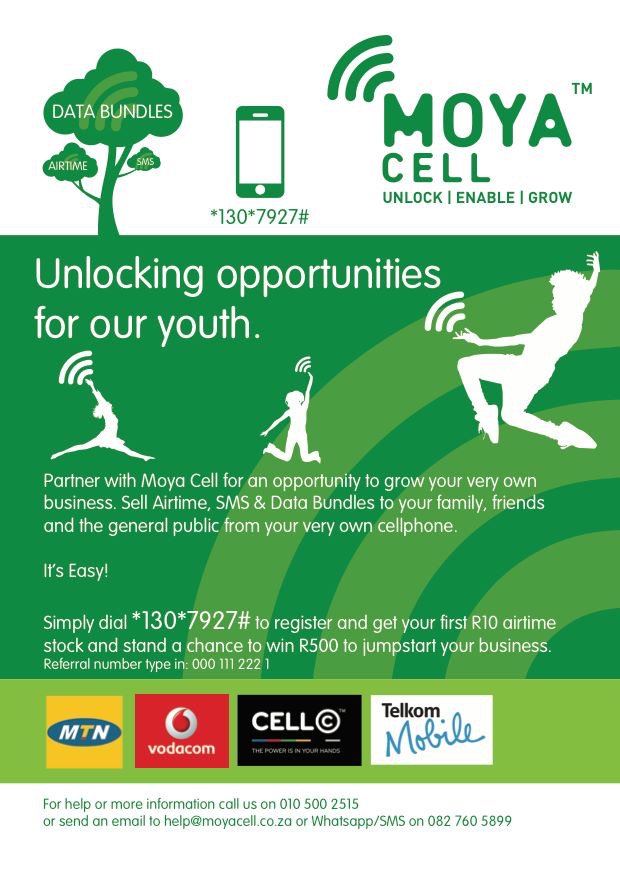 MoyaCell's tweet photo. #MoyaCell - creating opportunities for the unemployed youth. https://t.co/3oz2ySxT4j