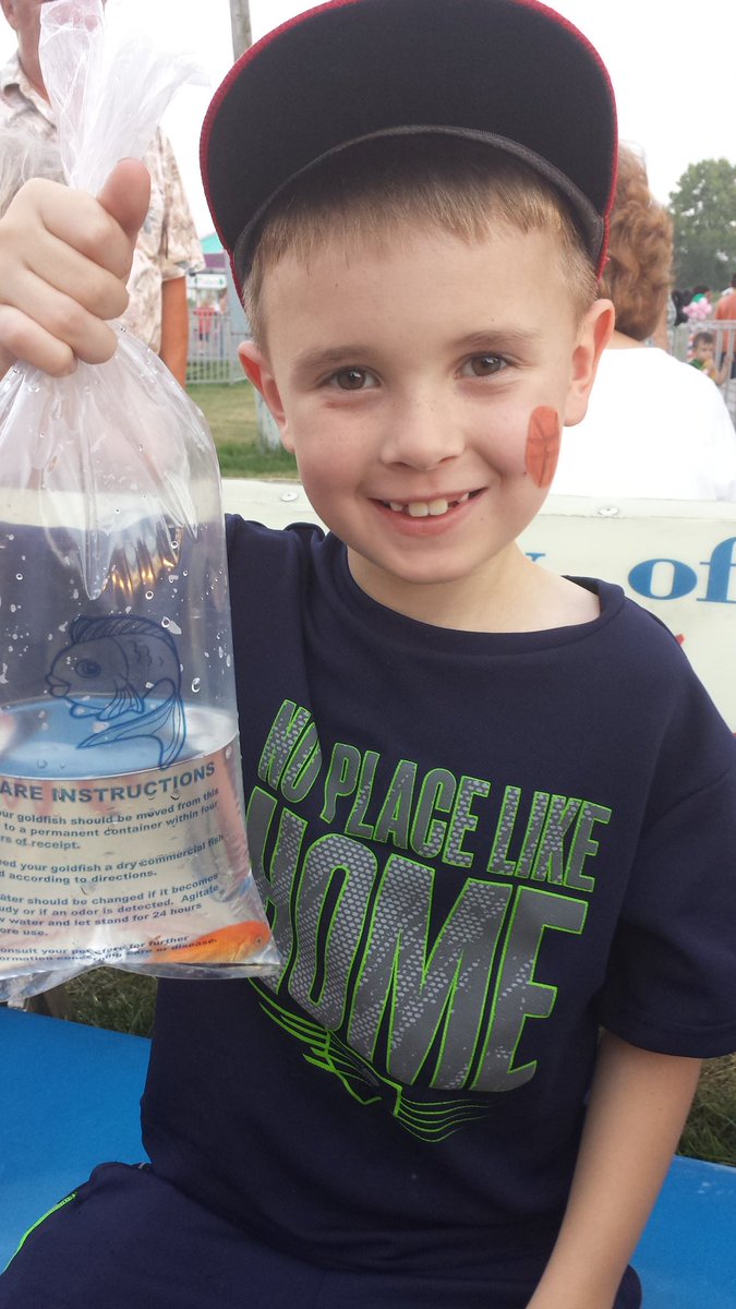 JTKohlrieser's tweet photo. Took the boys to the Preble County Fair today...and now we have another mouth to feed #probablynotforlong https://t.co/z3EHFhJZeM