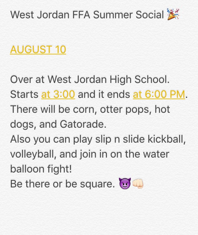 Please come and join us! It'll be fun! 😇🎉