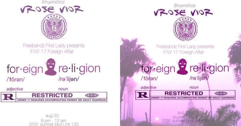 daizhasam's tweet photo. I'll be modeling on August 20th for Vrose Vior presented by @MyaMelrose #FREEBANDGANG #FOREIGNRELIGION come support💕 https://t.co/KTxzMAZSF2