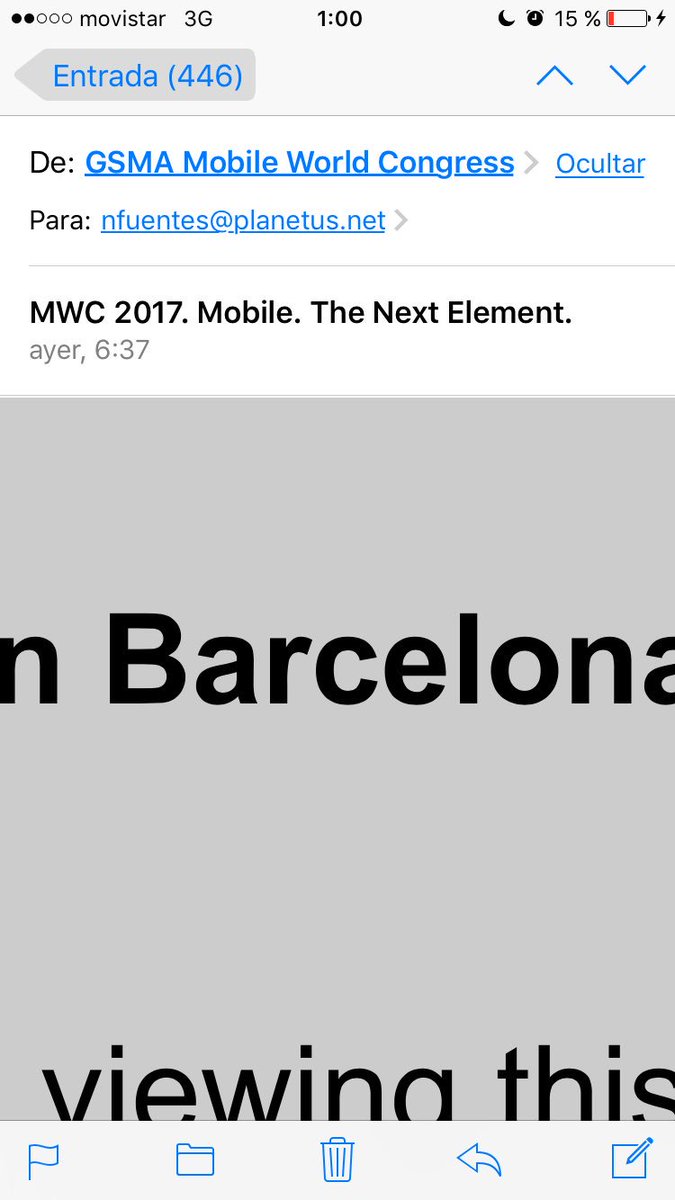 planetus_net's tweet photo. Muy cool The #MWMWorldCongress: #mobile, The Next Element https://t.co/Ru4LsR5OHV