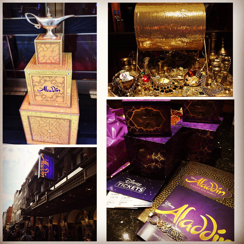 Tweet_Gemma's tweet photo. A whole new world with you @Tweet_Leyla  #aladdin #princeedwardtheatre #theatre #Disney https://t.co/PkNBzFFrvu