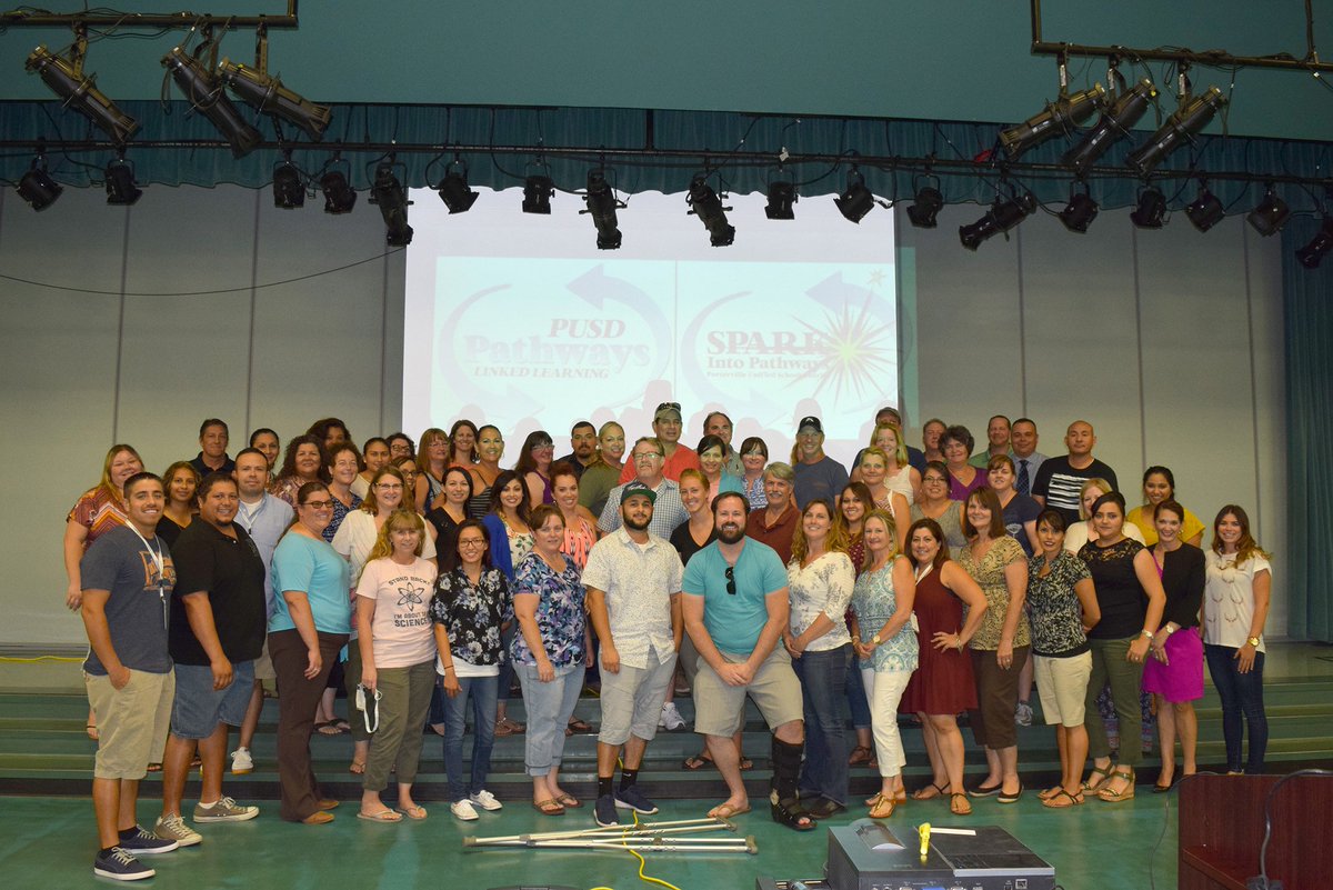 PortervilleUSD's tweet photo. @STEMCORNER Spark Into Pathways teachers wrapping up Day 3 for the Summer Institute, at @Fresno_State tomorrow. https://t.co/ZKXdRm8iEV