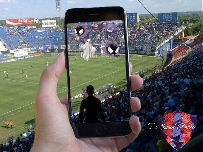 SomosCERRO's tweet photo. #PokemonGo llegó a Paraguay 🇵🇾 https://t.co/cN1ivkEIhm