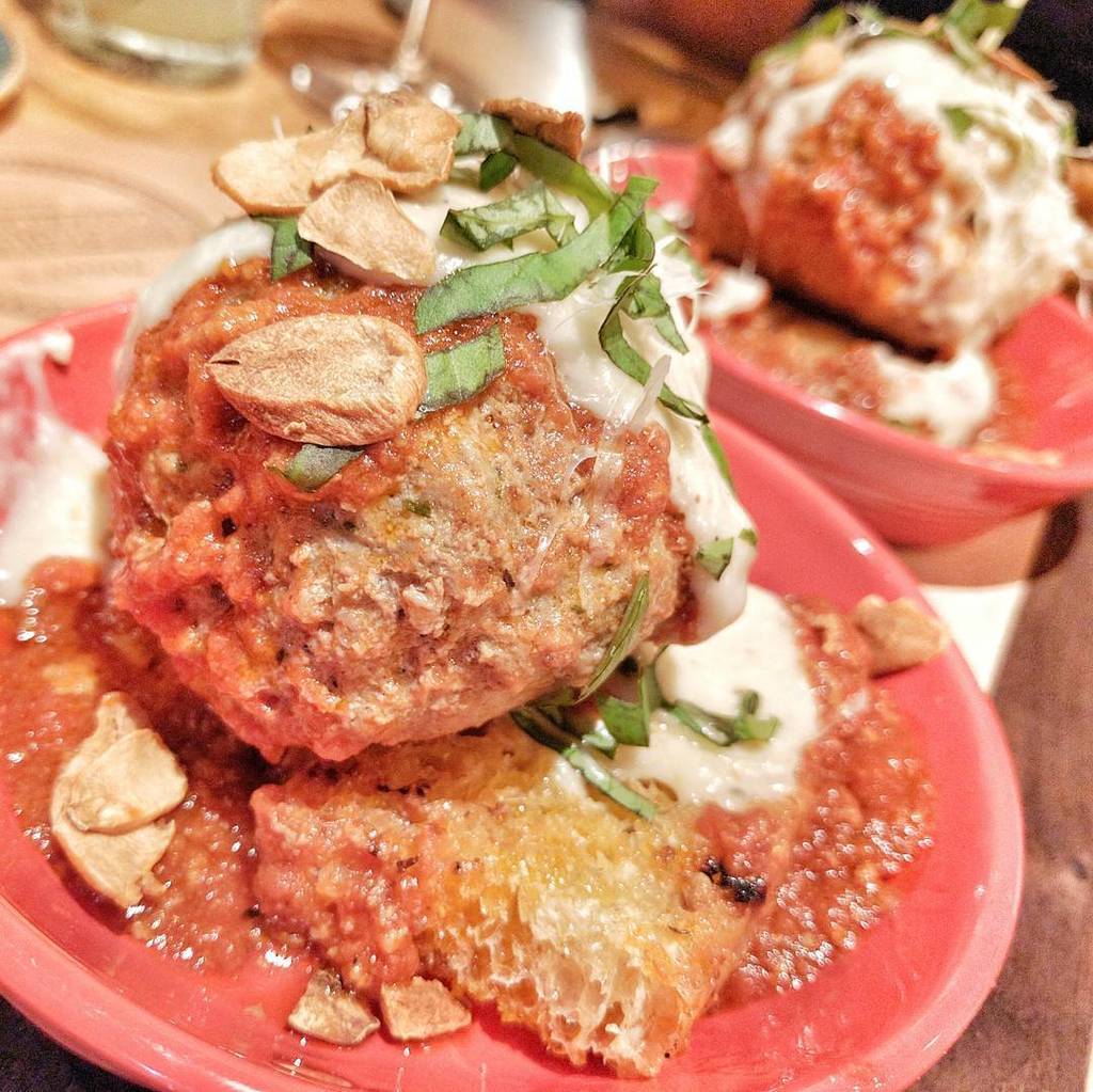 Stuffed Signature Meatball at Scaddabush Toronto