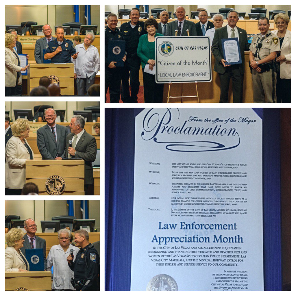 MFreemanvegas's tweet photo. Thank you @mayoroflasvegas for recognizing LE. It is an honor @LVMPD @Sheriff_LVMPD @NHPSouthernComm @CityOfLasVegas https://t.co/BV7RWNLIT7