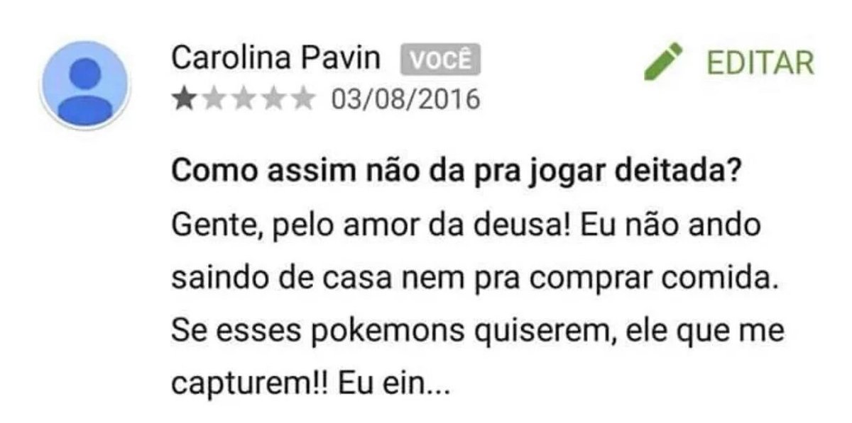 DunyBipolar's tweet photo. Eu na vida #PokemonGO https://t.co/Zqz2j7Oag5