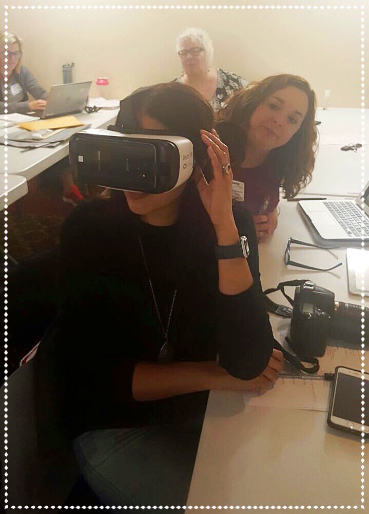 #VirtualReality Experience at #CampCreATe ATinNH!