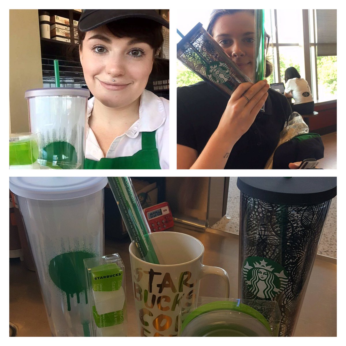 stein_katie's tweet photo. Easiest way to add to guests Starbucks basket? Sell a cookie straw! Lauren and Annalise sold the most! @MBurrrg23 🍪 https://t.co/W7dM2lSl4h