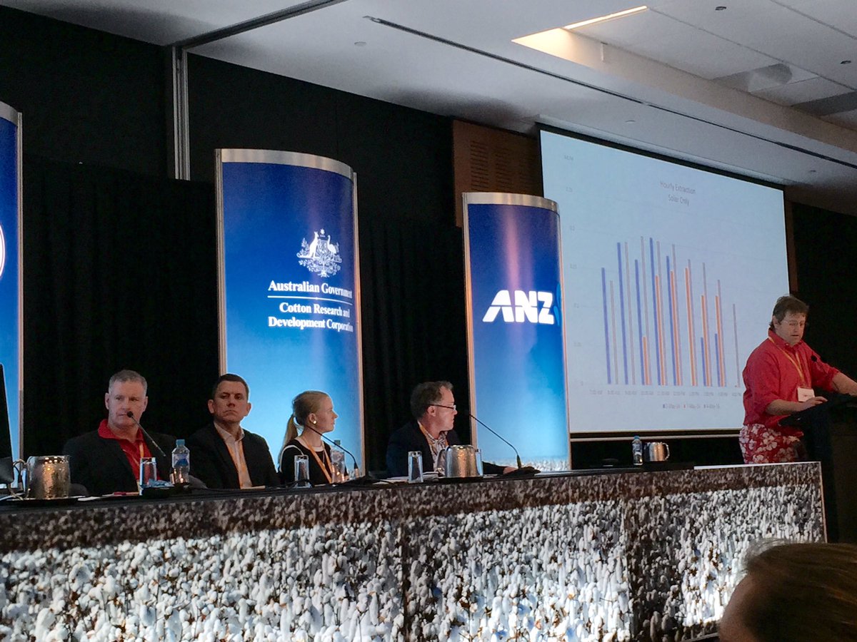 SeedbedMedia's tweet photo. Andrew Gill, Narromine tells growers don't wait for diesel prices to drop, explore solar options for pumping now. https://t.co/3J86G8MISY
