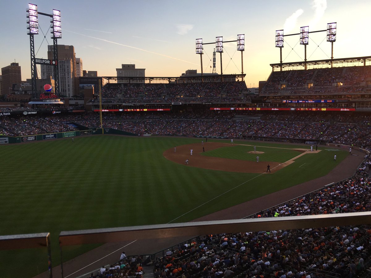 Pretty great seats at the Tigers game! Thanks <a href="/pepsi/">Pepsi</a> and <a href="/Target/">Target</a>
