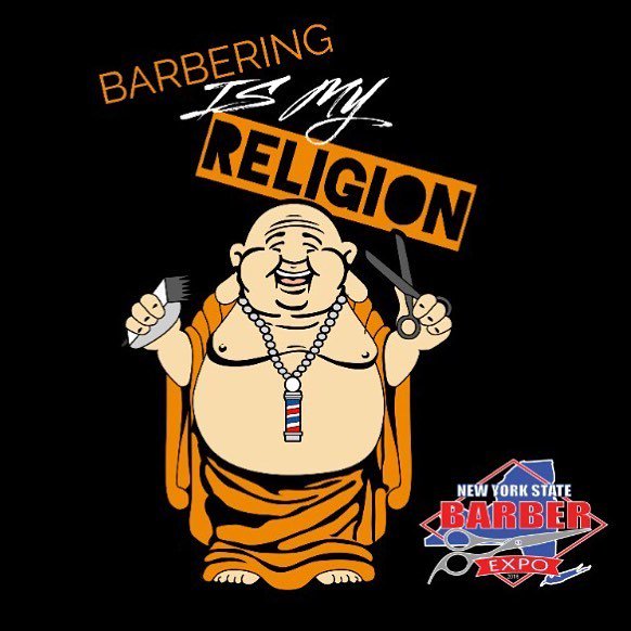 NotAloneJason's tweet image. Make sure you pick up your own "Barbering Is My Religion" T-shirt at The New York State Ba… ift.tt/2aRzfMX