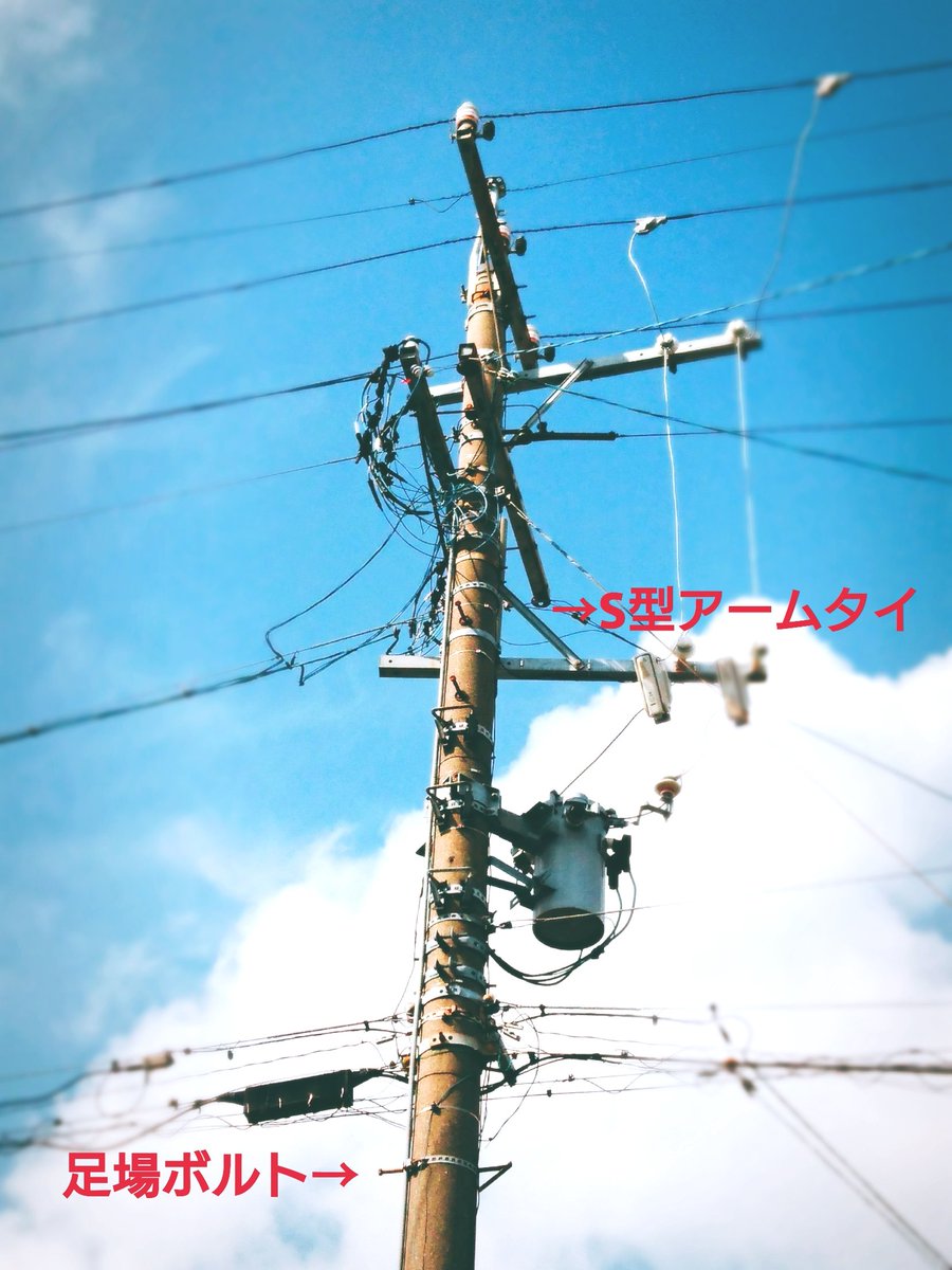 清川工業株式会社 Ar Twitter 8月4日 おはようございます U 今日も 暑い です I D Y 名古屋営業所 の外に出て 電柱を みたら 足場ボルト S型アームタイ を見つけました