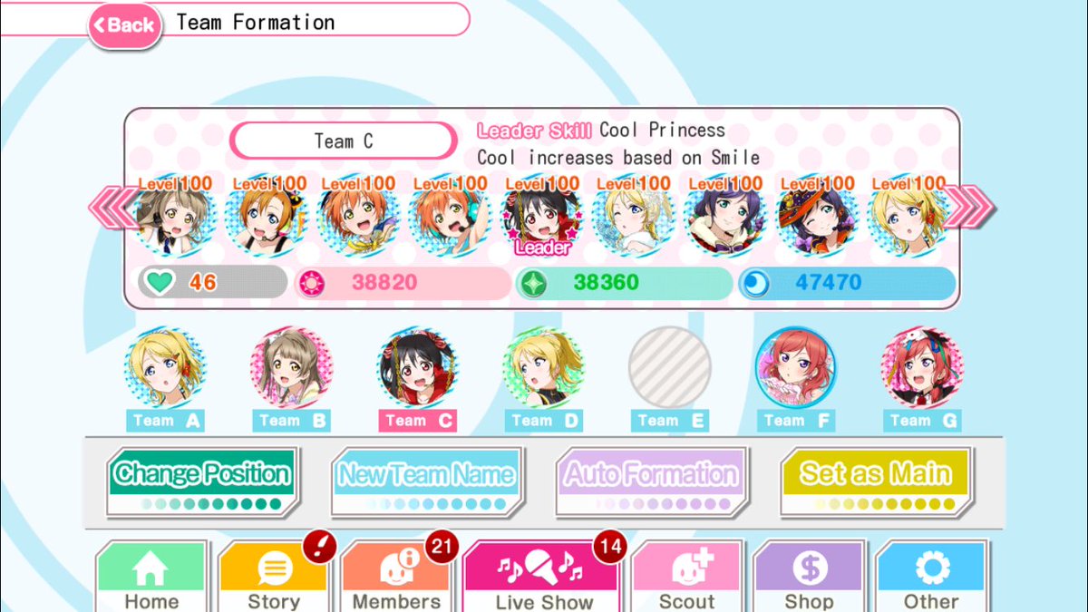 lilcleric's tweet photo. Finally got around to idolizing and leveling a new cool team https://t.co/qlRtsp3NZ9