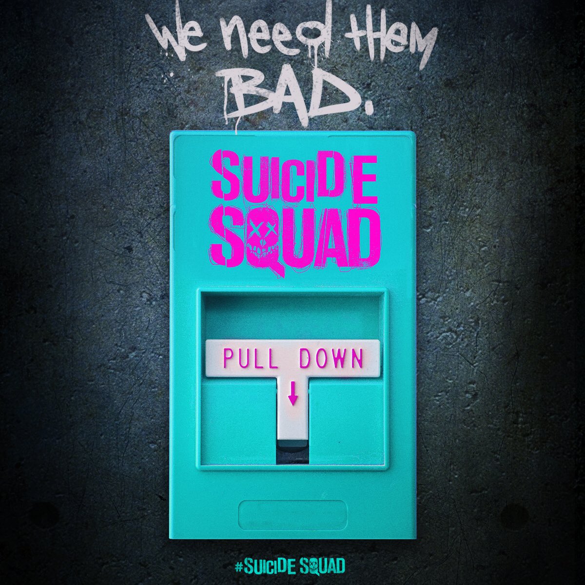 SuicideSquadWB's tweet photo. Unleashed in two days. #SuicideSquad #WeNeedThemBad https://t.co/Iijiapgnhf