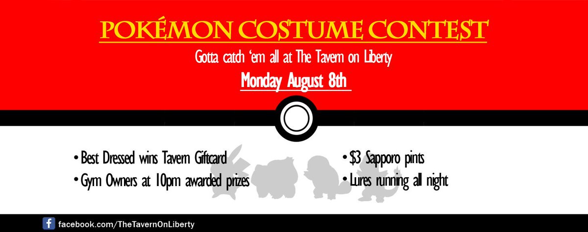 LibStTavern's tweet photo. Even if you aren't into dressing up like Pikachu for the lulz, we're still serving up $3 Sapporo pints, Mon the 8th https://t.co/687IGjEReb