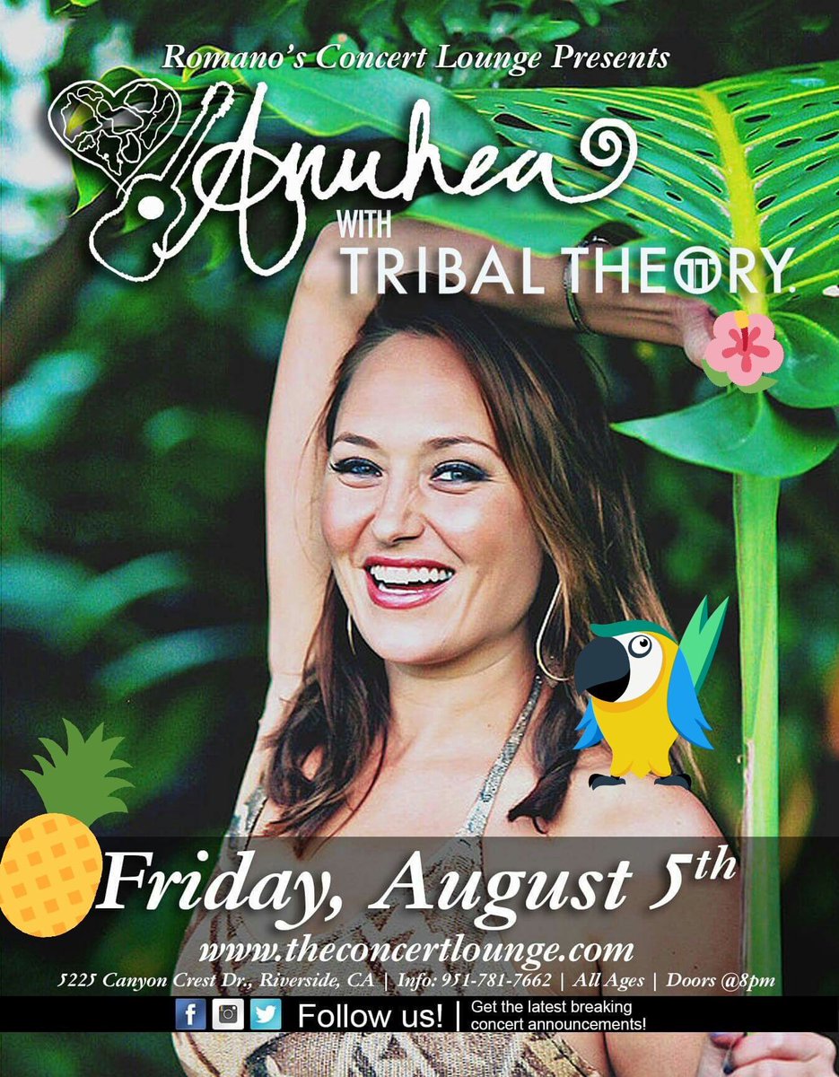 PolyVibez's tweet photo. This Friday @anuheajams &amp; @tribaltheory live in Riverside, CA! https://t.co/juVBo0L7Nm