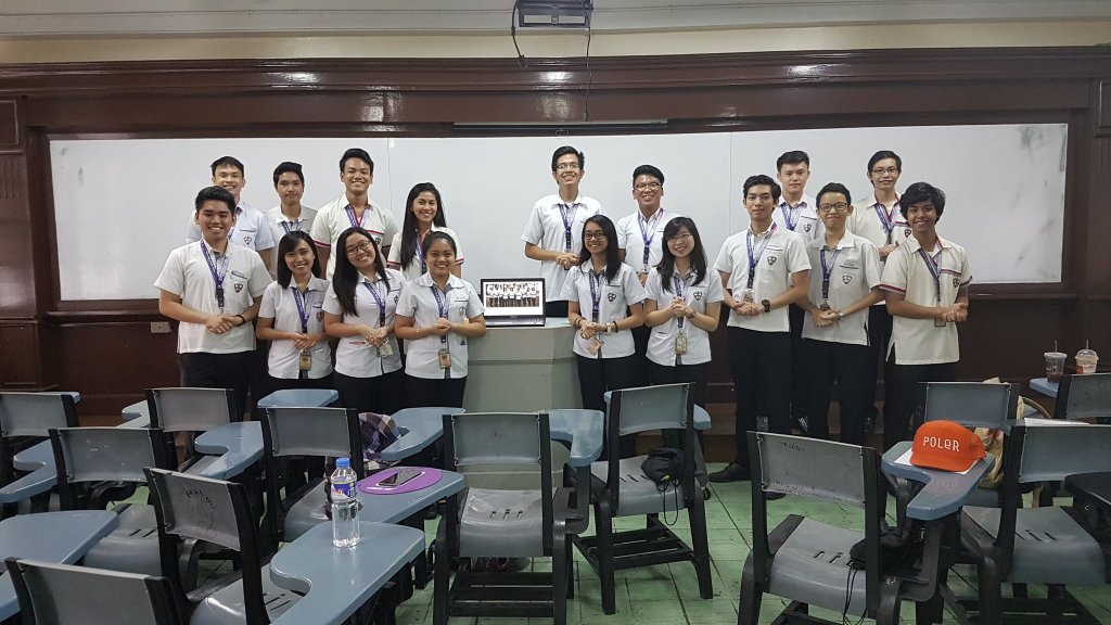 USTJPCS's tweet photo. JPCS EB and Junior Officers practicing for the Org Promotion. #iicsperience #USTFreshmenWeek2016 https://t.co/1AXFMZcHL7