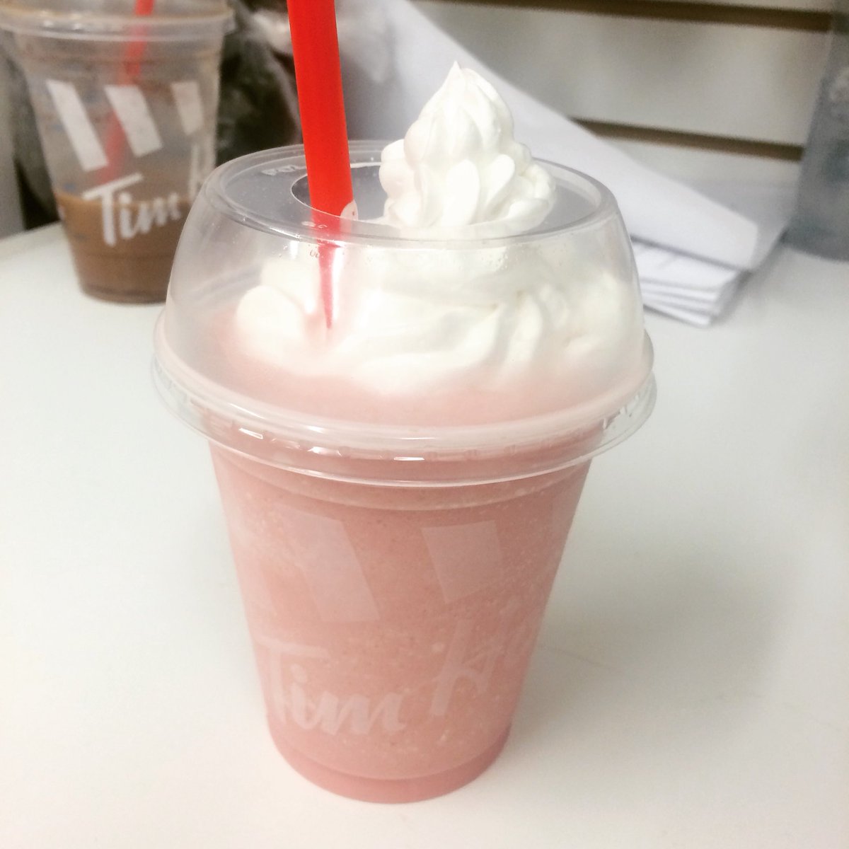 AL__Design's tweet image. Tried this today... 😍#delicious #motivation #happygirl #raspberry #timhortons #summer