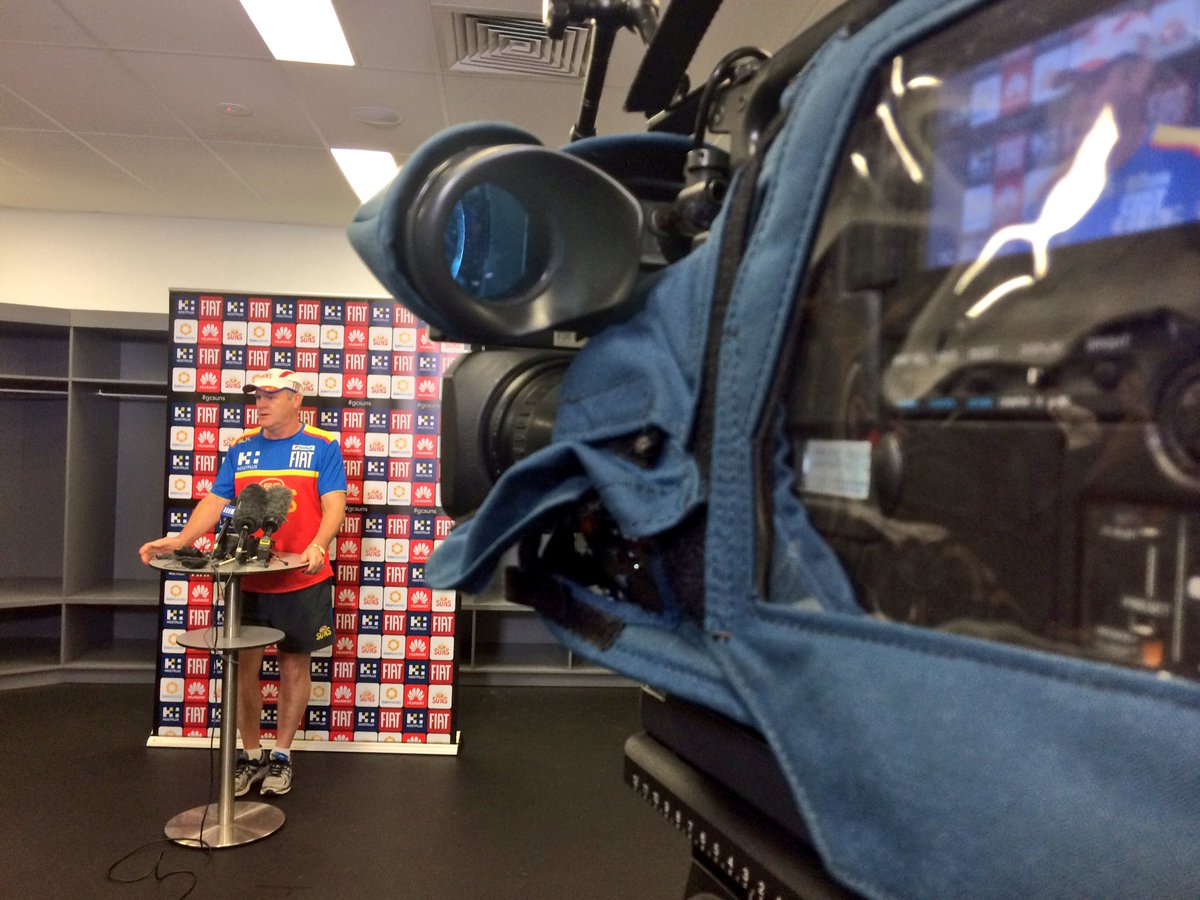 MatthewamHoward's tweet image. .@GoldCoastSUNS coach Rodney Eade says Jarrad Hayne&apos;s arrival at the @GCTitans is good for the #GoldCoast #7News