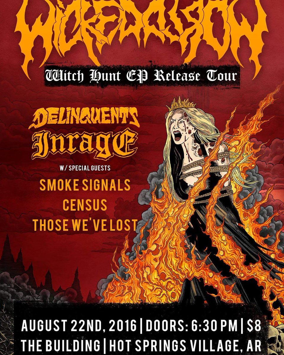 Our first local show in a while. Stoked to play with our friends in Wicked World for the first time.